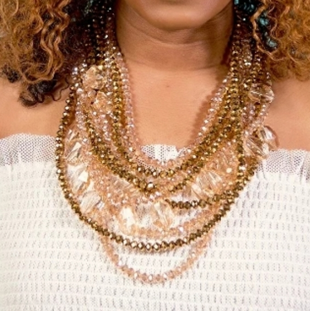 SJ Coveted Cognac Malia necklace